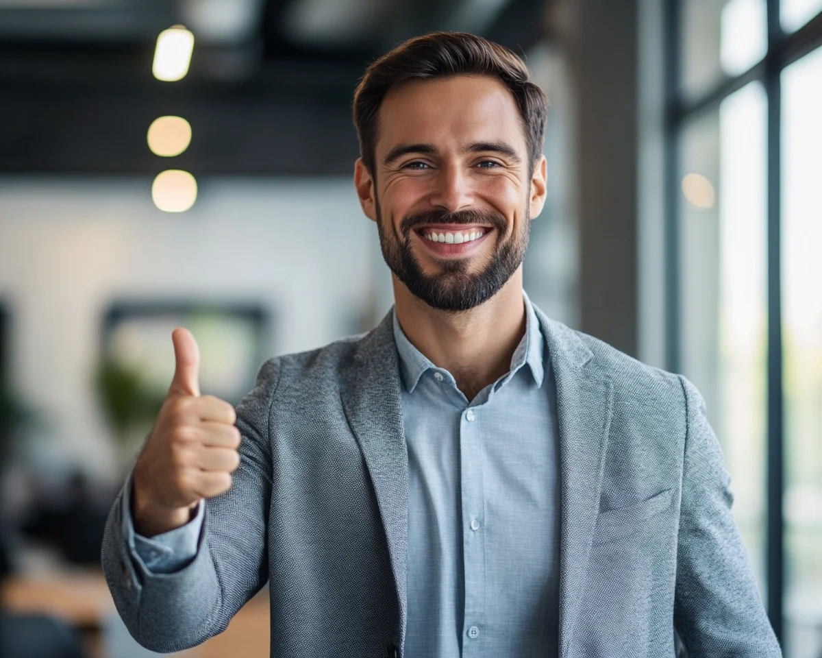 Professional explaining Zebit benefits to customer